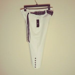 Iz Byer California Pants W/ Belt Size 7 New W/ Tag